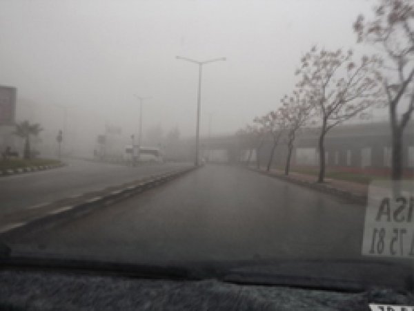 Manisa'da Yoğun Sis