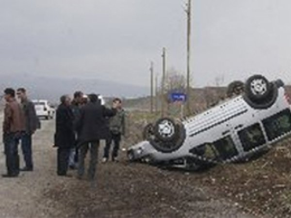 Bingöl'de Trafik Kazası