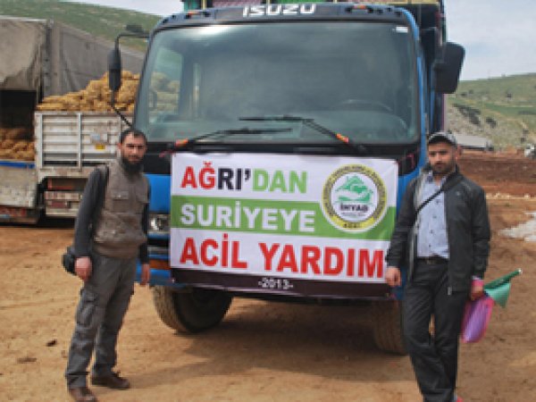 Suriye'ye 25 Ton Un 