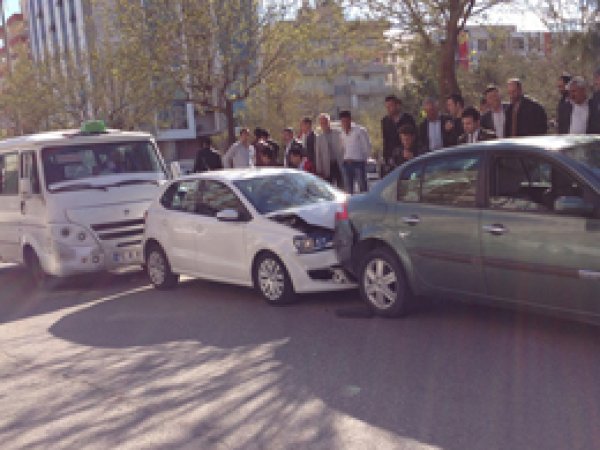 Batman'da Zincirleme Trafik Kazası