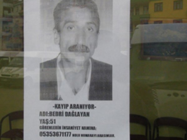 Kayıp Vatandaştan Haber Alınamıyor
