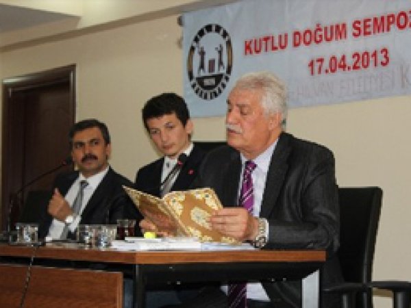 Hilvan'da 'Kutlu Doğum' Sempozyumu