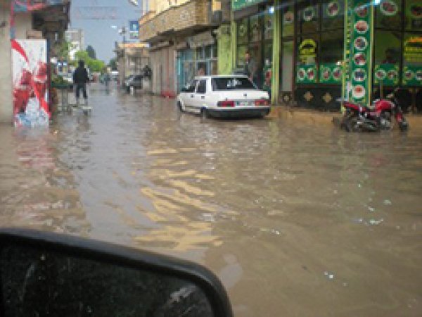 Suruç'ta Sağanak Yağış