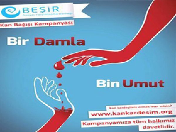 'Bir Damla Bin Umut' Kan Bağışı Kampanyası