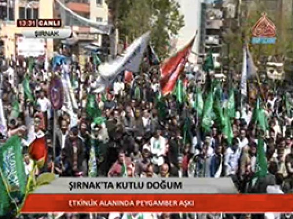 Şırnak Kutlu Doğum Programı Canlı Yayında