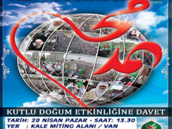 Van Kutlu Doğum Etkinliğinin Program Akışı Açıklandı
