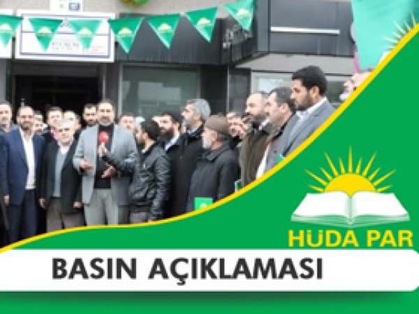  HÜDA-PAR Genel Merkez'den Kınama
