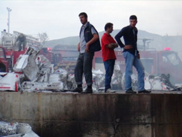 Organize Sanayi Bölgesinde Yangın 