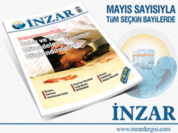İnzar Dergisi Mayıs Sayısı Çıktı