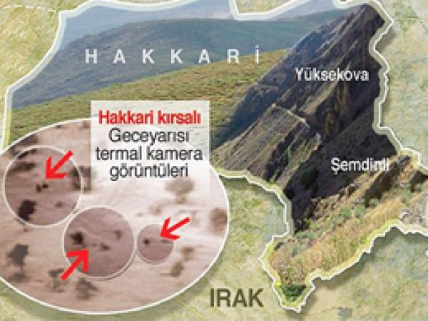PKK'nın Çekilmesi Termal Kamerada