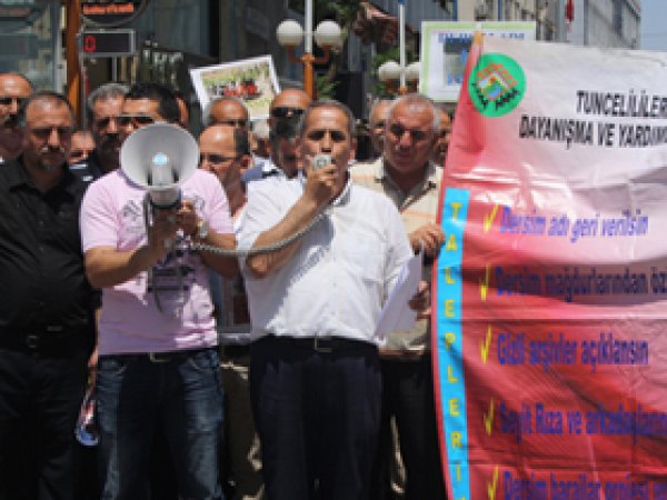 'Devlet ve CHP Dersim Olaylarıyla Yüzleşmeli'