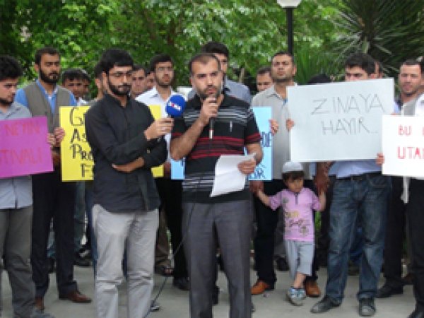 Adıyaman'da Gençliği Ahlaksızlaştırma Projesine Tepki