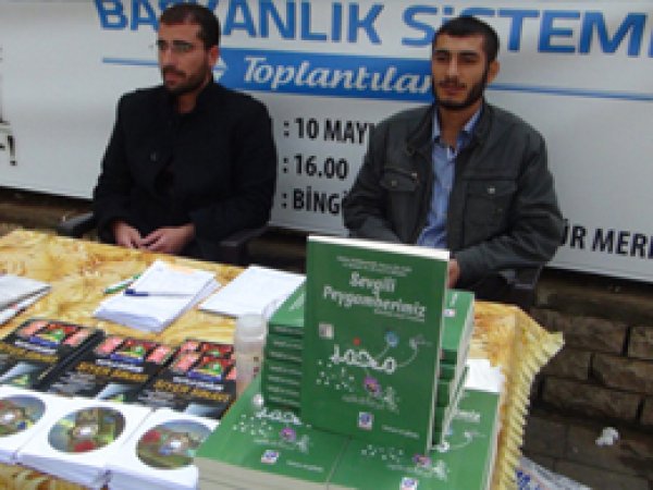Bingöl'de Kutlu Doğum Siyer Sınavı Standı Açıldı