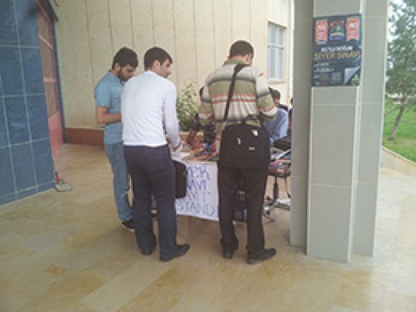 D.Ü'de Siyer Sınavı Standı Açıldı
