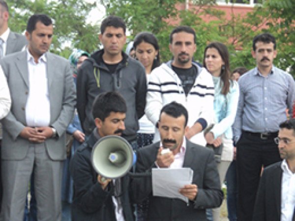 Reyhanlı Saldırısı Gercüş'te Protesto Edildi