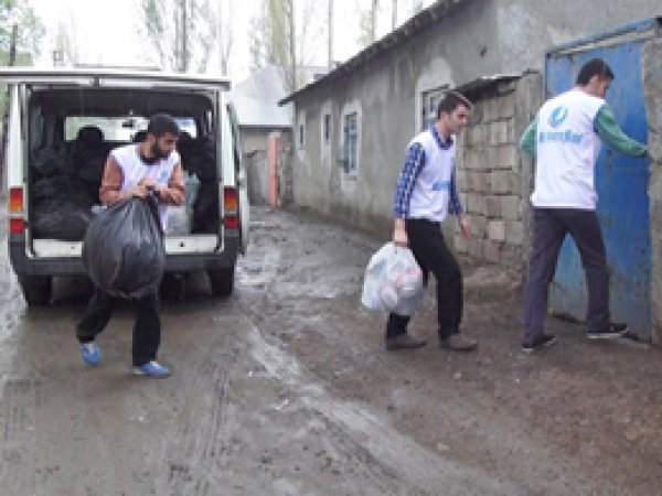 Ağrı Mustazaflar Cemiyeti Muhtaçları Sevindirdi
