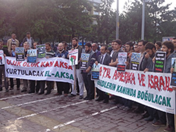 Sakarya'da 'Nakba Günü' Protestosu 