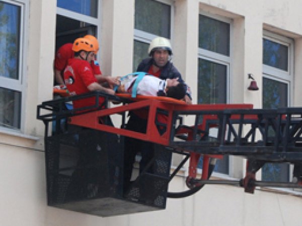 Ağrı'da Deprem Tatbikatı