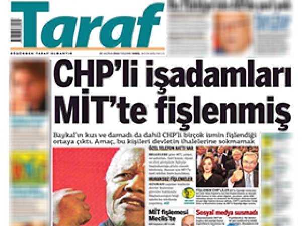 'MİT Şahısları Fişleyip Başbakanlığa Bildirmiş'