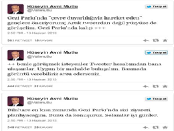 Vali Mutlu'dan Eylemcilere Görüşme Önerisi 