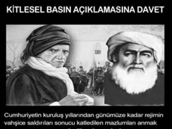 Şeyh Said için Batman'da Kitlesel Basın Açıklaması