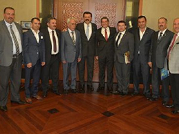 Hisarcıklıoğlu Van TSO Heyetini Kabul Etti