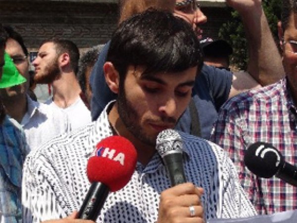Bursa'da Mursi'ye Destek Eylemi