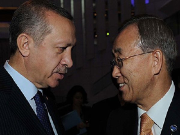 Erdoğan, Ban ile Mısır'ı Görüştü