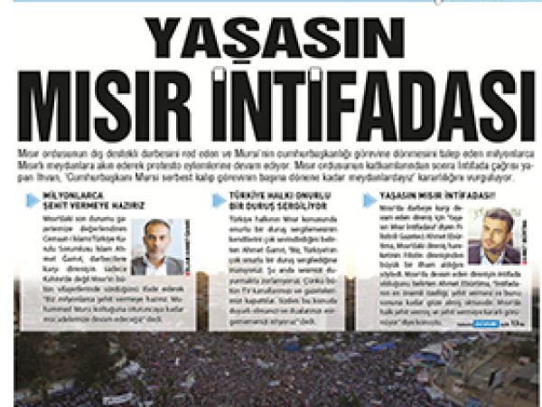Doğruhaber: Yaşasın Mısır İntifadası!