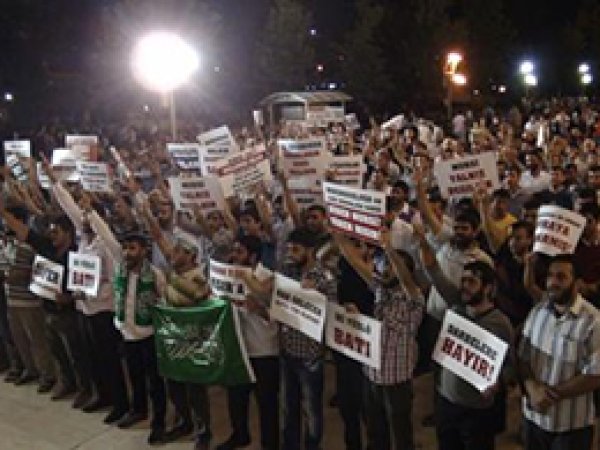 Adana'da ABD ve Mısır Cuntası Lanetlendi