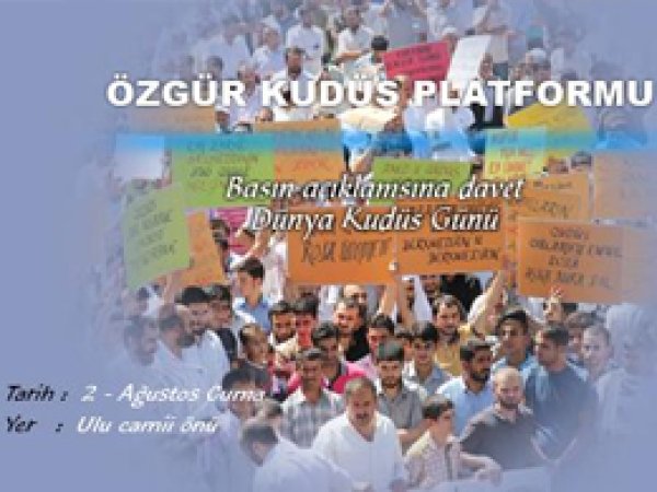 Diyarbakır'da Kudüs Günü Açıklamasına Davet