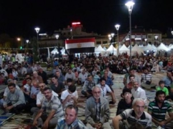 Konya'da Mısır'a Destek Eylemi