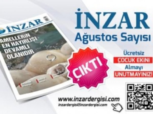 İnzar Dergisi Ağustos Sayısı Çıktı