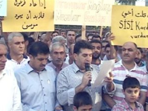  Siirt'te Mısır'da Yaşanan Katliam Protesto Edildi 	