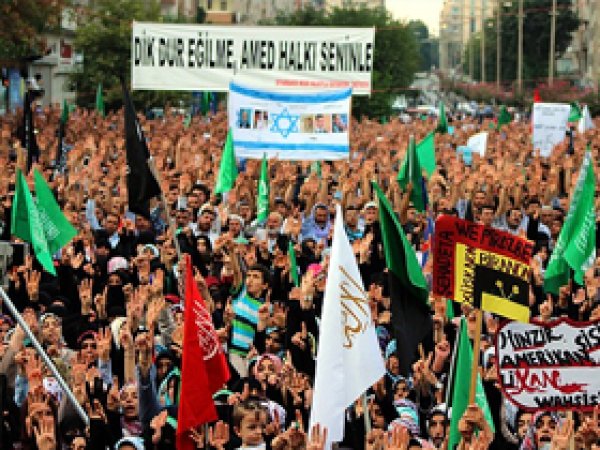 AA: Diyarbakır'da Mısır Katliamı Protestosu