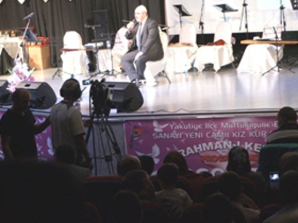 Erzurum'da Rahman-ı Kerim Akşamı