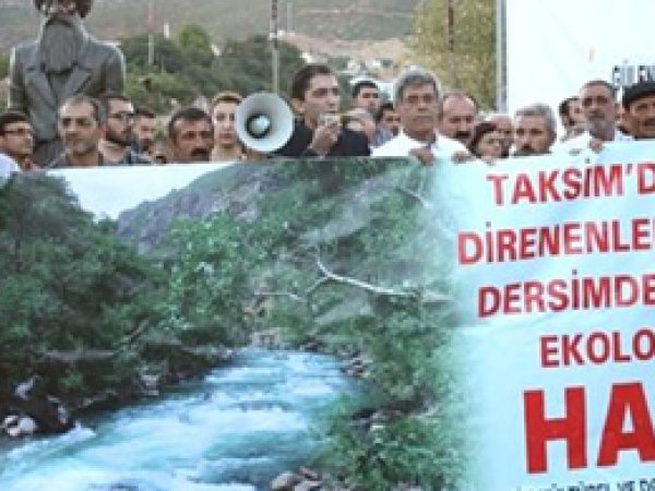 Tunceli'de Muhtarlardan Hes Protestosu