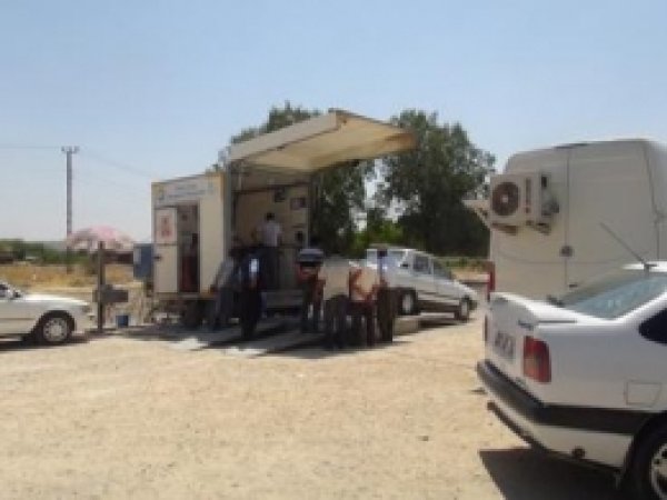 Ergani'de Araç Muayene Rezaleti