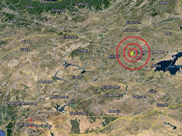 Muş'ta 4,5 Büyüklüğünde Deprem