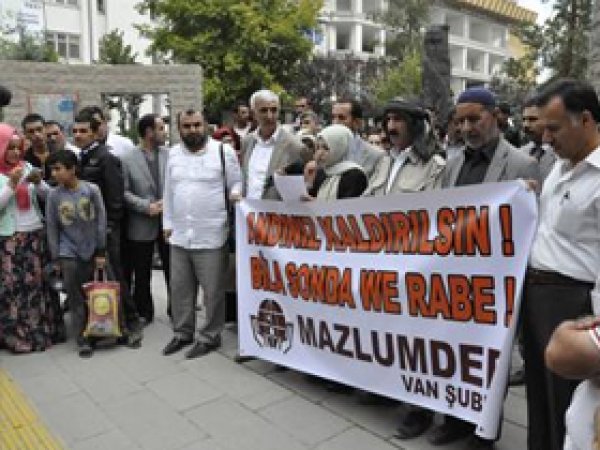 Mazlum Der: Andınız Kaldırılsın