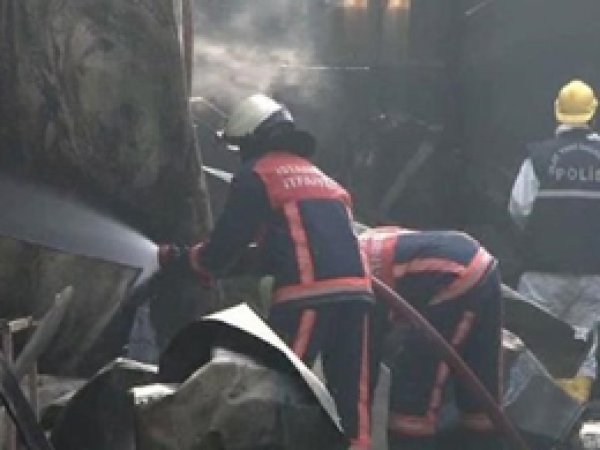 170 İşyeri Küle Döndü