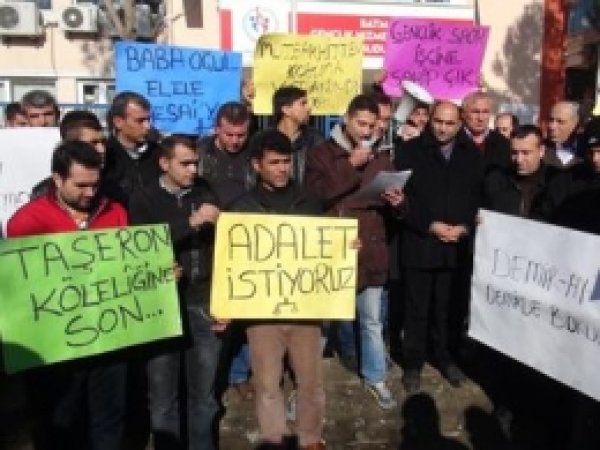 İşten Çıkartılan İşçilerden Basın Açıklaması 