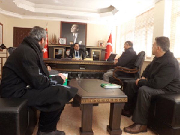 Gercüş HÜDA PAR'dan Kaymakam'a Ziyaret 