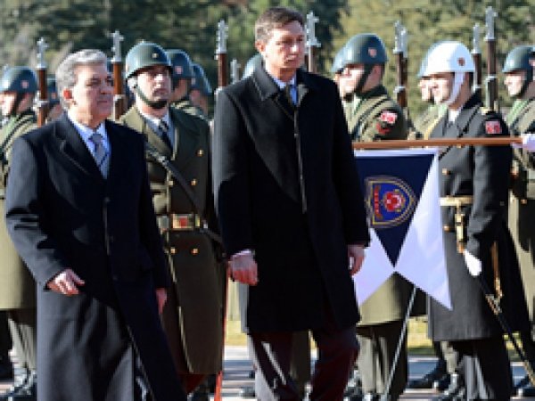 Slovenya Cumhurbaşkanı Pahor Ankara'da