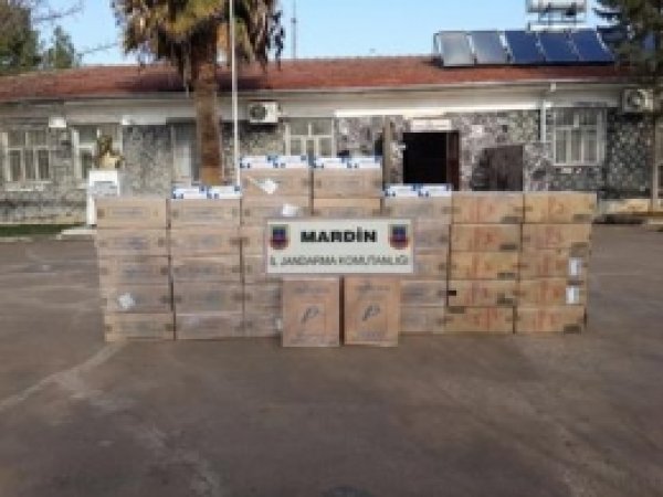 Mardin'de Kaçak Sigara Yakalandı