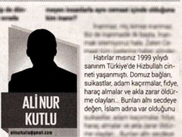 Yeni Şafak Yazarından Hizbullah'a İftira