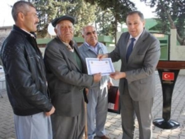 Tarsus'ta ÇATAK Projesi Kapsamında Üreticiye Destek 