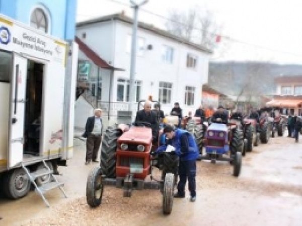 Seyyar Araç Muayene İstasyonu Hizmete Girdi  