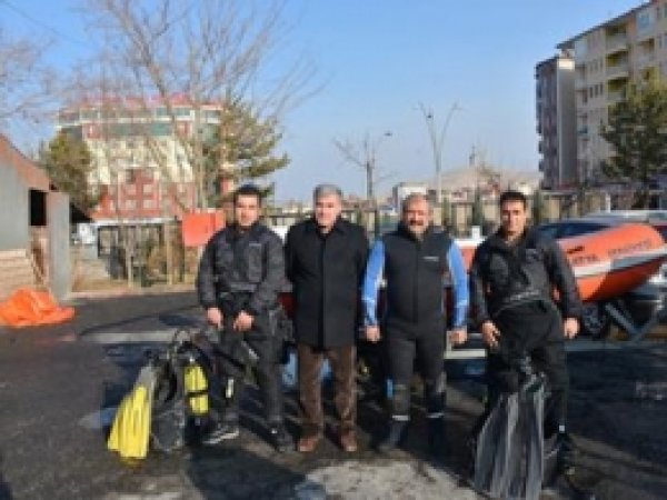 Malatya'da Su Kurtarma Ekibine Yeni Teçhizat 