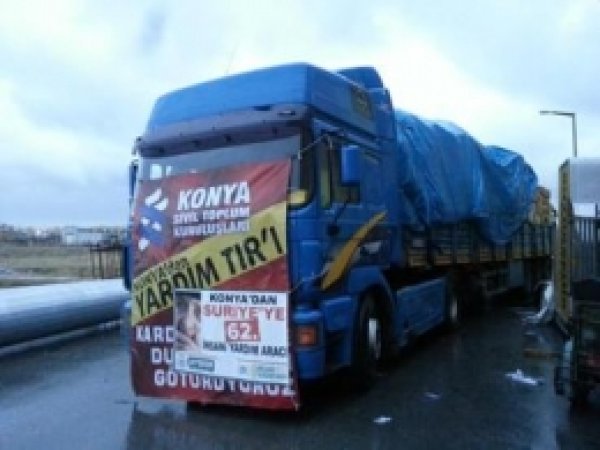 Konya'dan Suriye'ye 62. Kardeşlik Köprüsü 